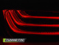 Preview: LED Lightbar Design Rückleuchten für BMW 5er F10 10-13 schwarz/chrom LCI Optik